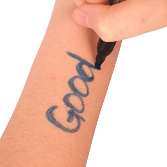 temporary tattoos, transfer tattoos, marker tattoos, permanent marker tattoos
