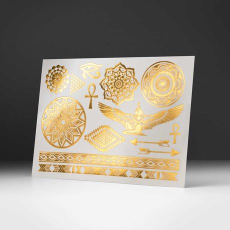 golden egypt tattoos