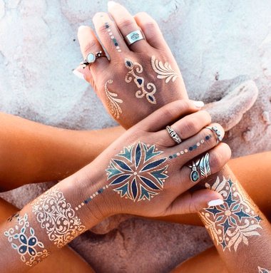gold tattoos
