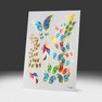 переводная татуировка colorful butterflies