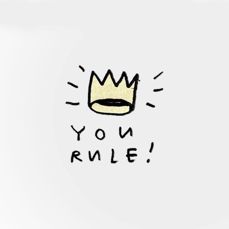 переводная татуировка you rule