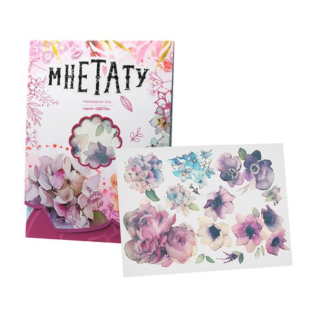 tatwaġġ temporanju tattoo karatteristiċi ‘bouquet ta’ rani’