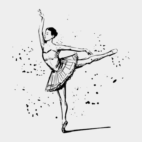 переводная татуировка sidste ballet