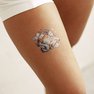 переводная татуировка capricorno zodiacale