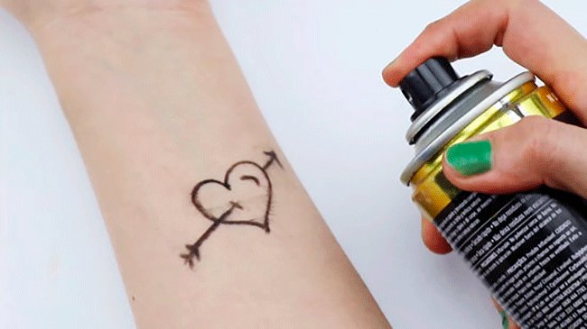 temporary tattoo, transfer tattoo, how to make temporary tattoos with eyeliner pencil, home transfer tattoos