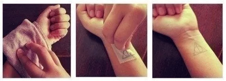 transfer tattoos, temporary tattoos, pencil tattoos