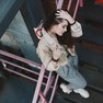 переводная татуировка тату-цитата «кис-кис»