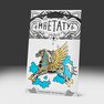 золотая временная тату "пегас"