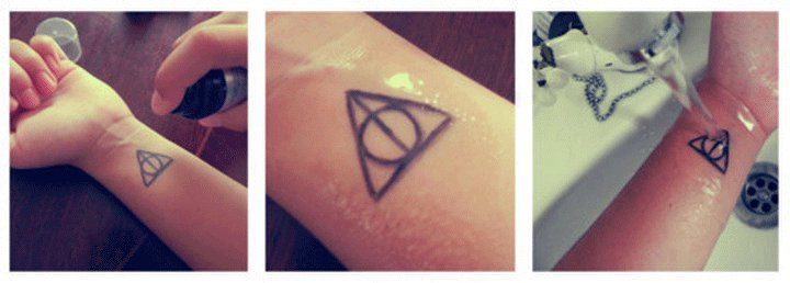 transfer tattoos, temporary tattoos, pencil tattoos