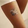 переводная татуировка capricorno zodiacale