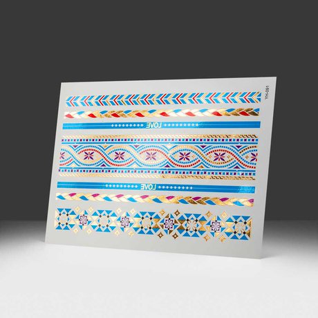 переводная татуировка friendship bracelets