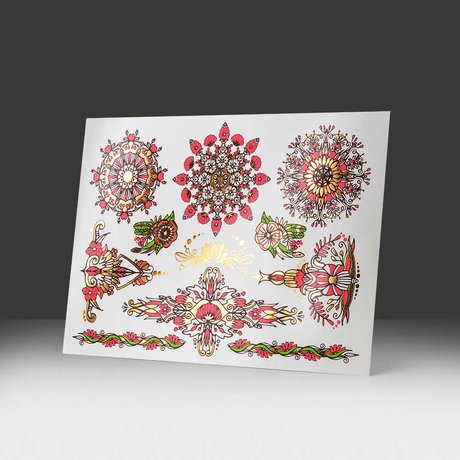 flash tattoo "floral pattern"