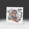 переводная татуировка skate-dipendente