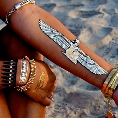 gold flash tattoos