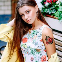 Переводная картинка Пион