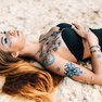 gold tattoo set "milky way"