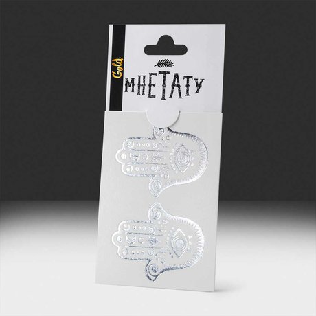 gold temporary tattoo