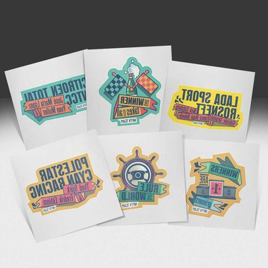 temporary tattoo production, temporary tattoos manufacturing, water tattoo making