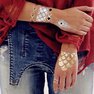 gold tattoo set "firebird"