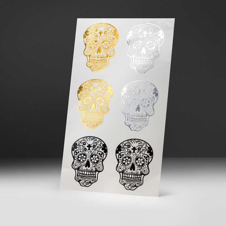 flash tattoo skull