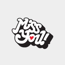 Переводная татуировка Miss you