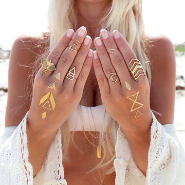 gold tattoos