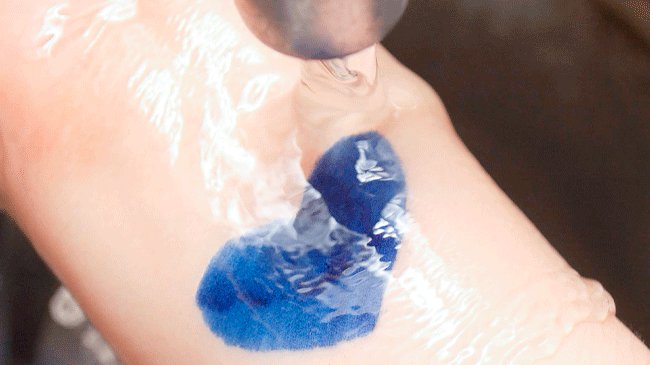 temporary tattoo, transfer tattoo, how to make temporary tattoos with eyeliner pencil, home transfer tattoos