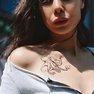 переводная татуировка tattoo simbolu ‘karl ta’ l-ħut tal-iljun’